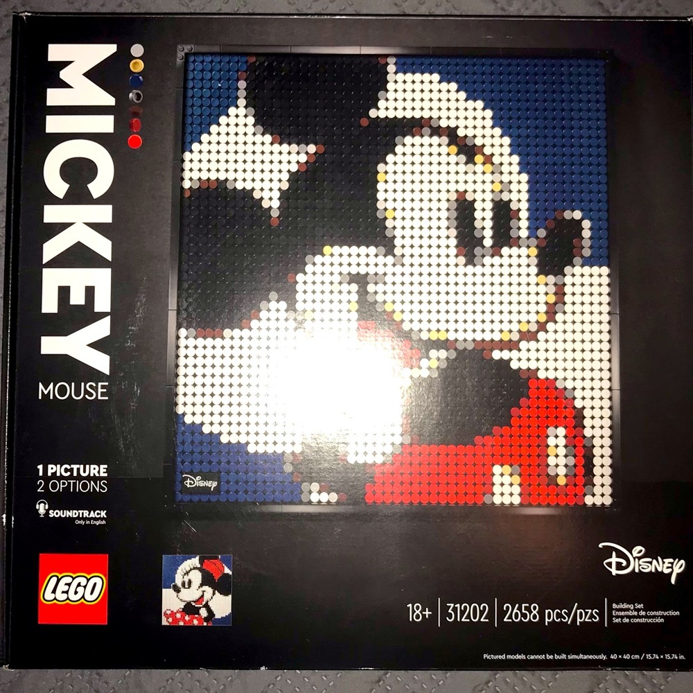 LEGO WALL ART MICKEY MOUSE PICTURE SET!!
